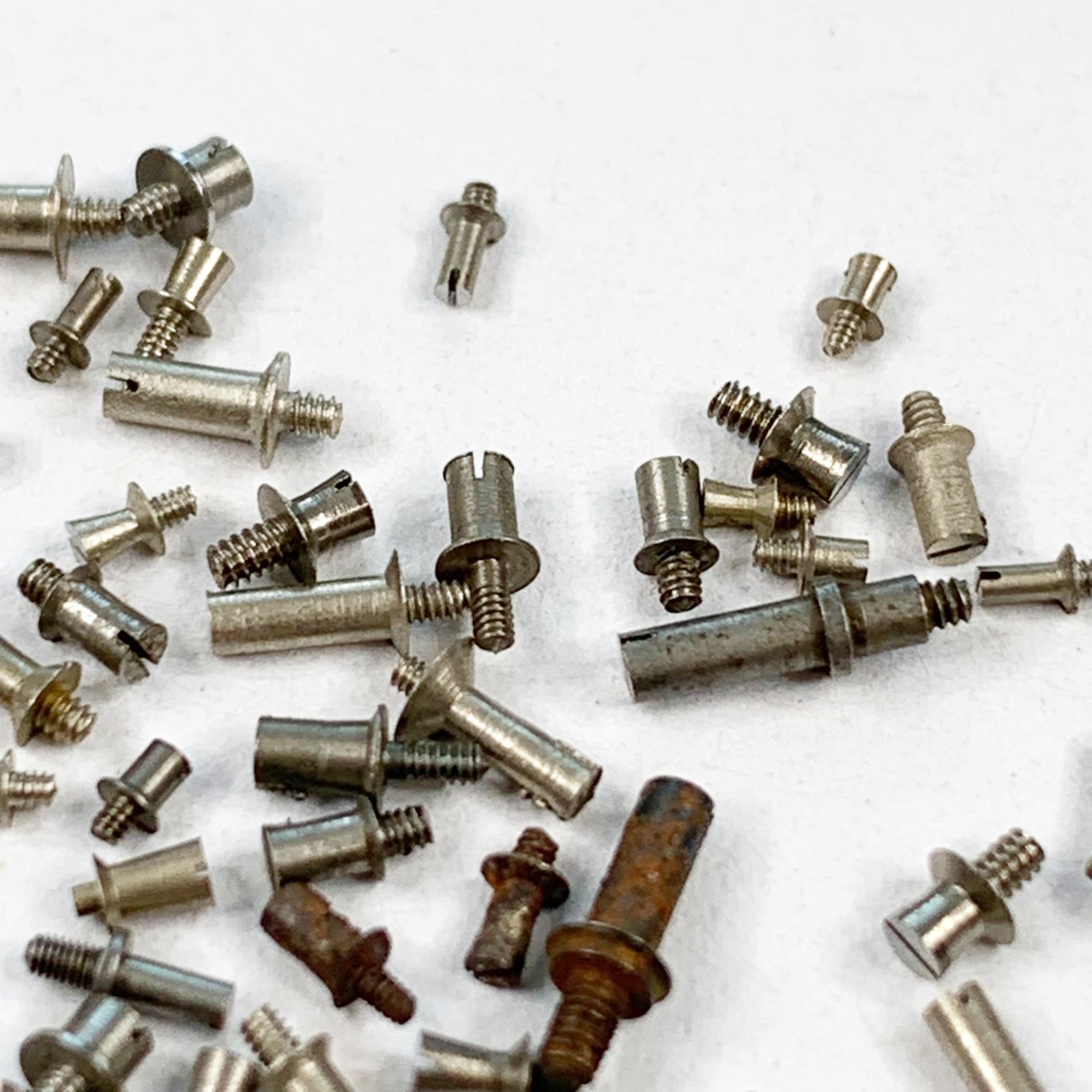 150 Dial Foot Screws Pocket Wrist Parts Watchmaker Repair Lot Asst Cogs Vintage