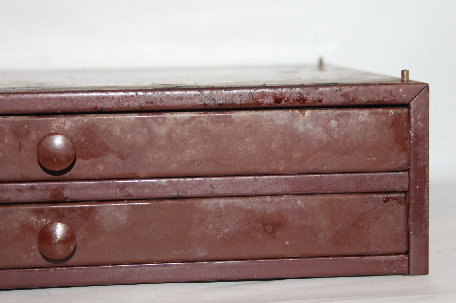 Swartchild & Co 2 Drawer Metal Cabinet w/ 217 vials Swiss Staffs & Stems