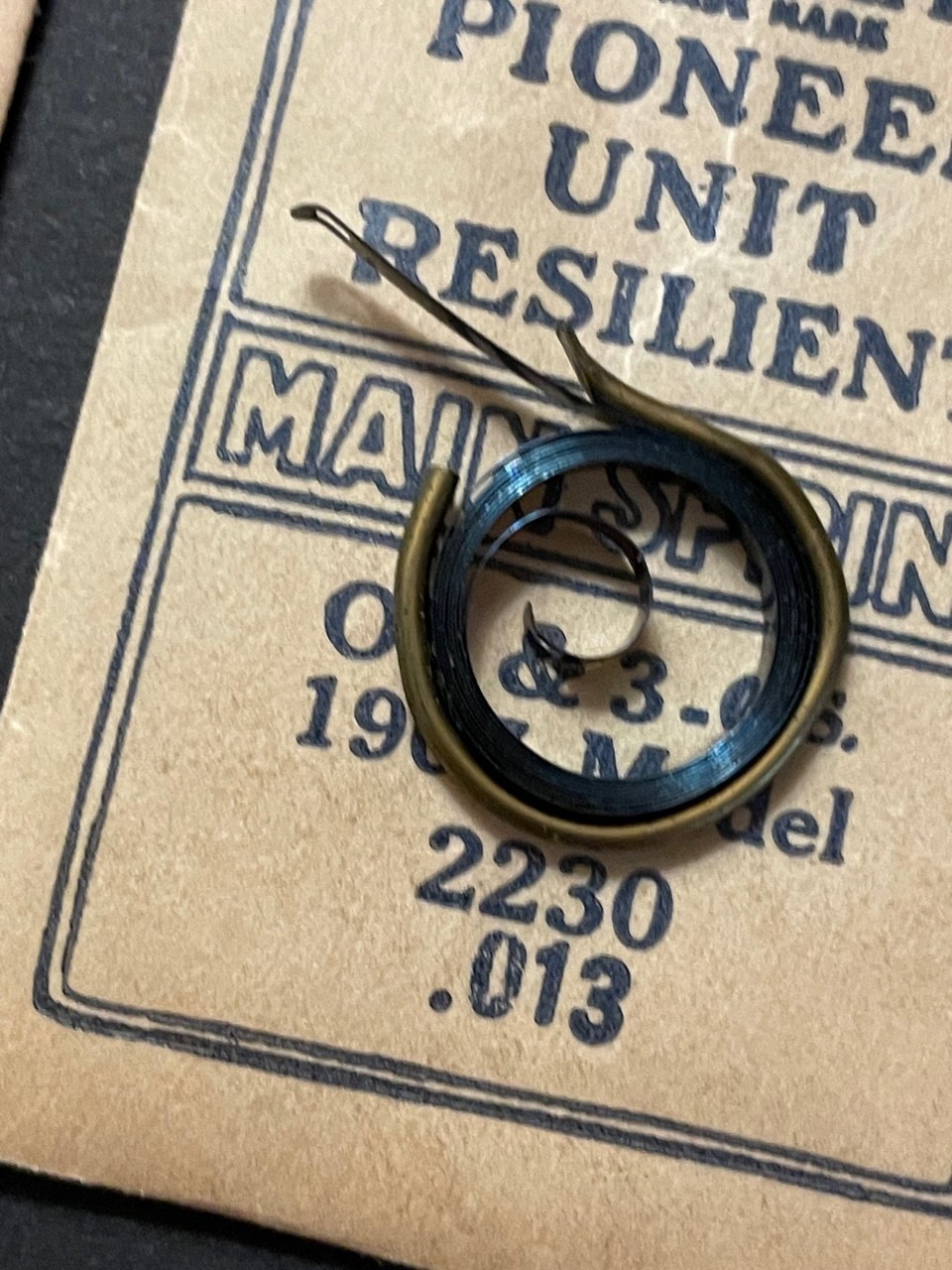 Bulk Pocket Watch Main spring Lot Waltham Pioneer 0s 6s NOS Mainspring 1890 1907