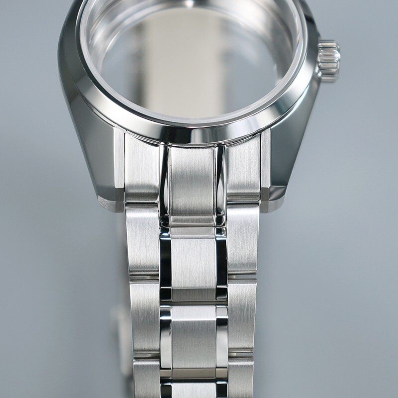 DS 44GS Watch Case 36.5mm Dress Watch Sapphire AR NH35 Luxury High quality 10Bar