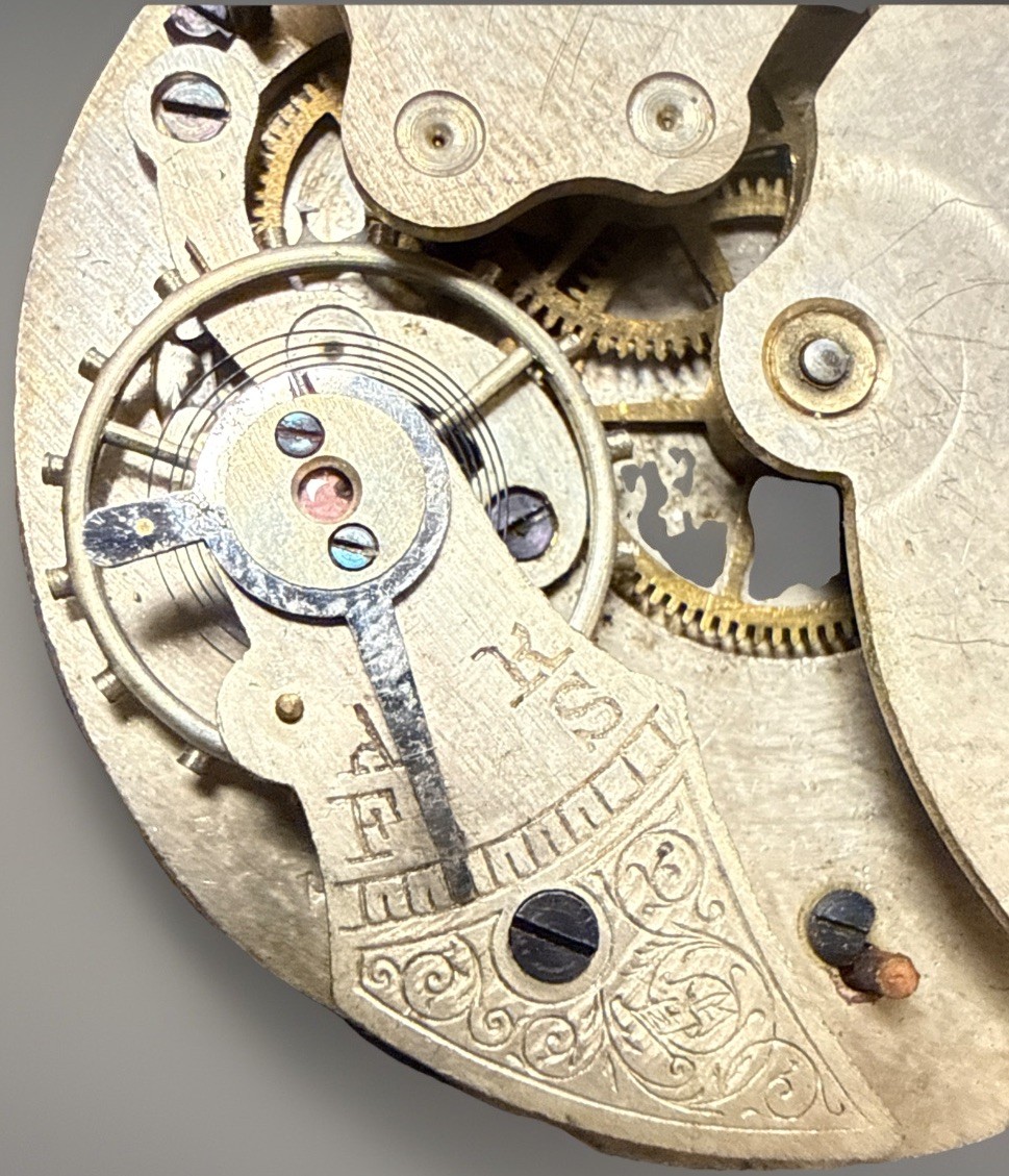 ✨⏱️ ANTIQUE SWISS POCKET WATCH MOVEMENT & DIAL – VIGILANT W.M.F. ⏱️✨