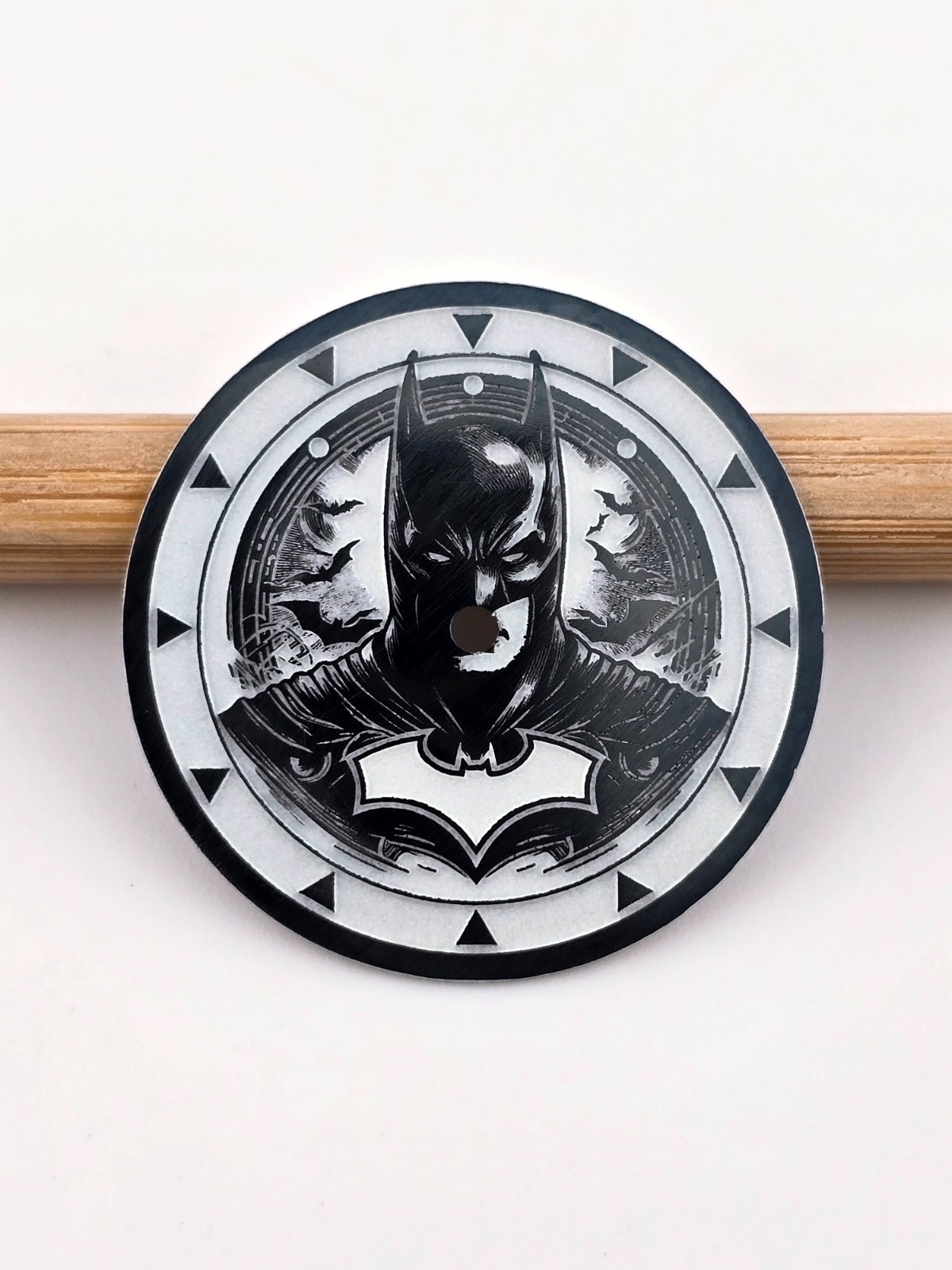 Custom-Made FULL LUME Watch Dial | Bat Man! – Order any designsize
