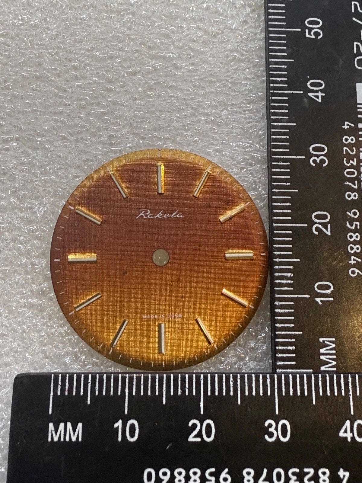 Vintage USSR Raketa 2609HA Watch Dial Original Soviet Clock Face