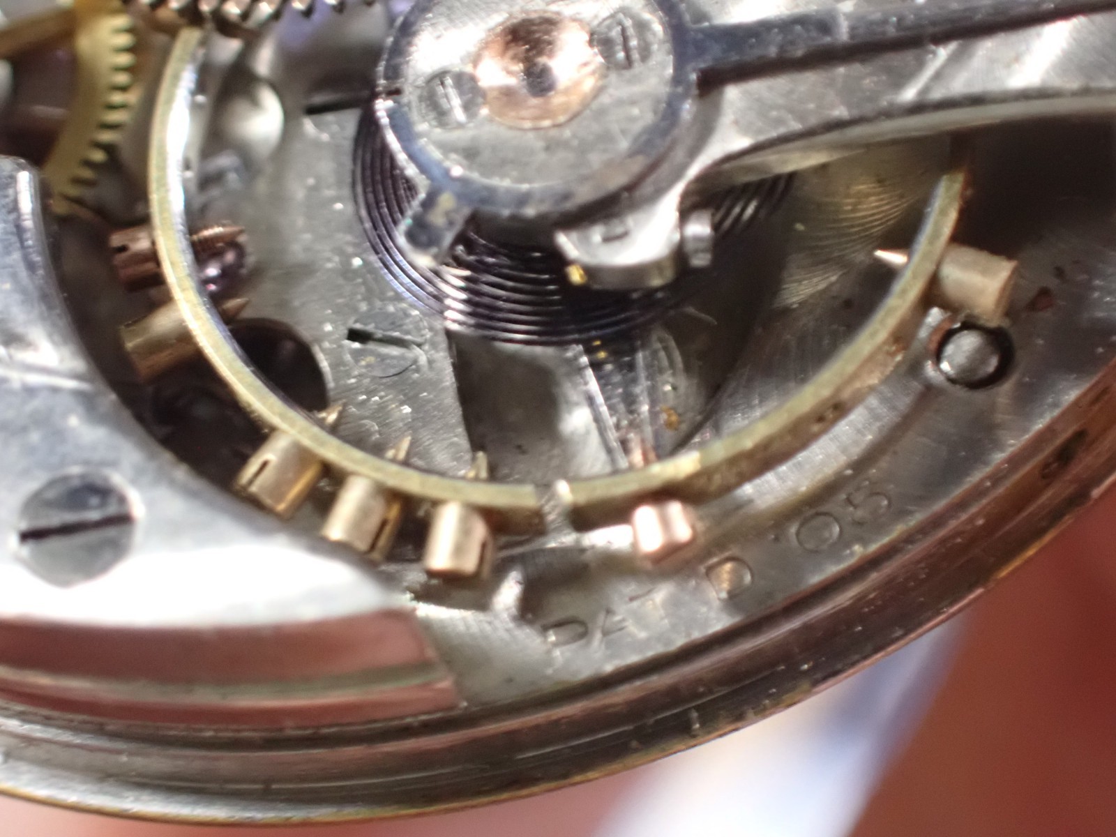 E Howard 17 Jewel 3 Adj Manual Wind Pocket Watch Movement good balance Series 3