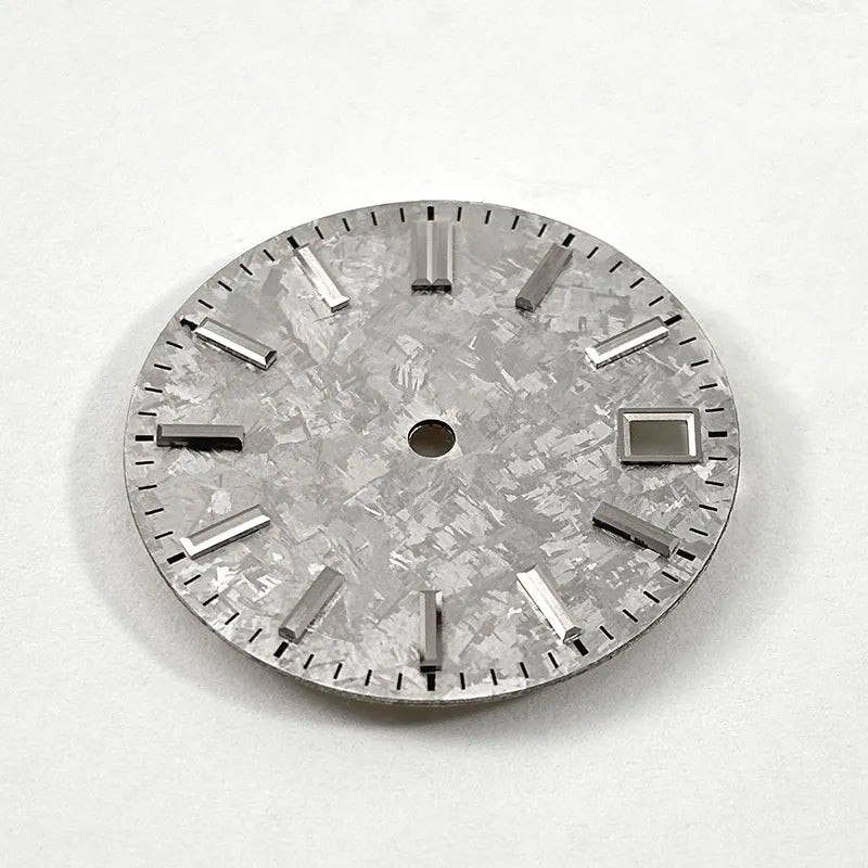 DS 28.5mm Dial Ice Crystal Titanium Dial GS MOD No Lume NH35 Movement