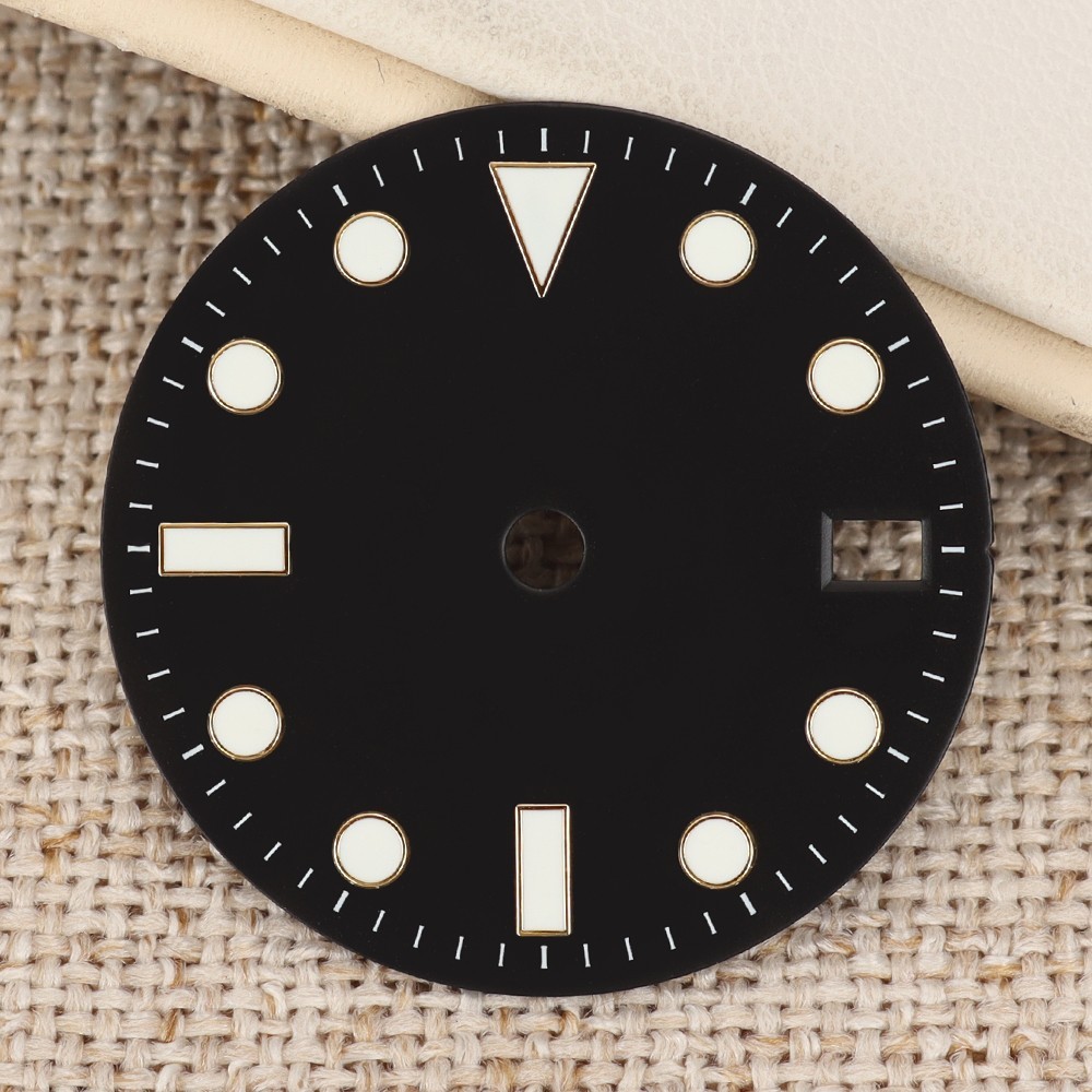 FEIYASHI GMT Bezel 40mm Black Watch Case Sapphire PVD Steel For Seiko NH35 NH36