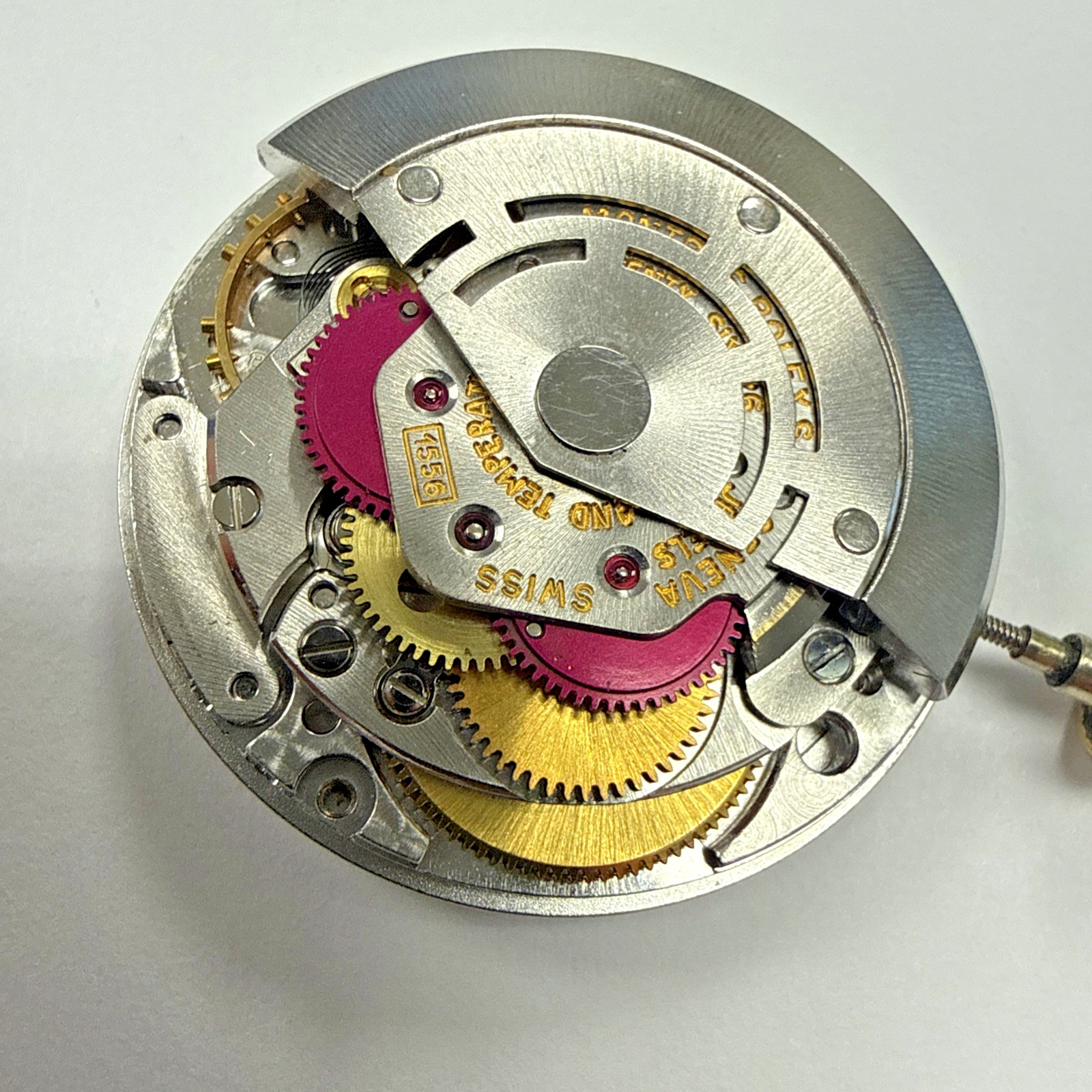 Rolex 1556 Movement For 1803 1807 Day Date President Working & Authentic e12291