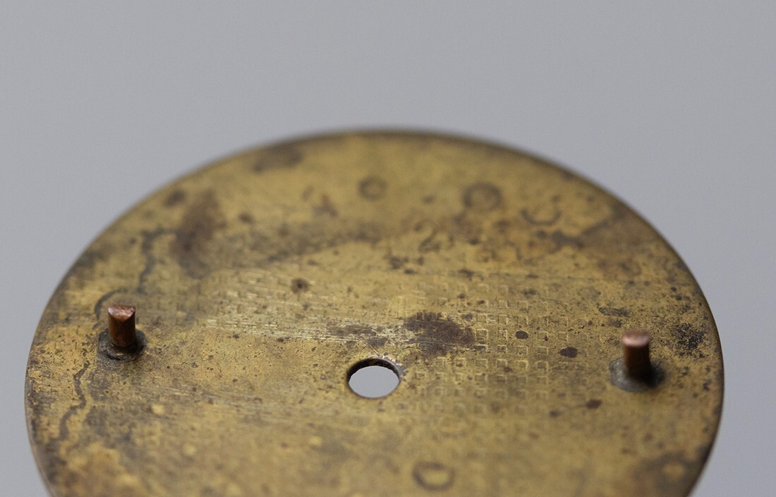 Crosby WW II Military Incabloc Watch Dial 17 jewels Swiss Made Parts or Repair