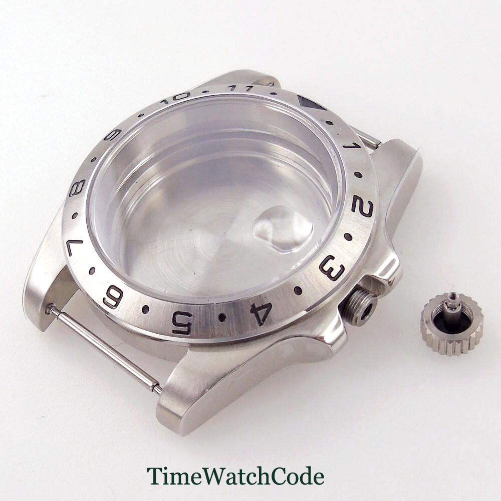 39mm Sapphire Glass Watch Case Fits NH35 PT5000 ETA2824 Miyota8215 821A DG2813