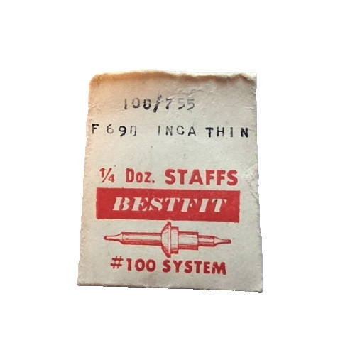 Felsa 690 692… Balance Staff INCA watch part #100/755 (2-pack) *SEE FIT LIST