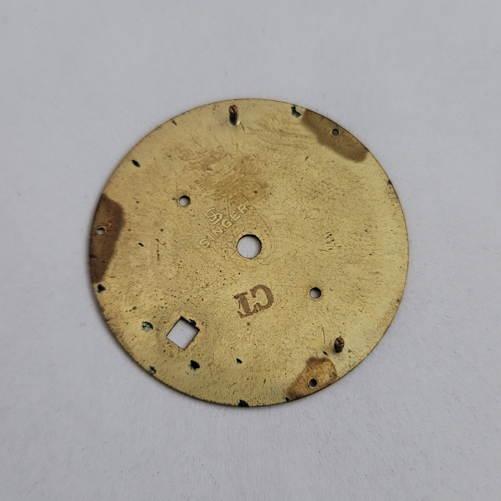 VINTAGE HAMILTON CHRONO-MATIC WATCH BLUE DIAL FOR CAL 11