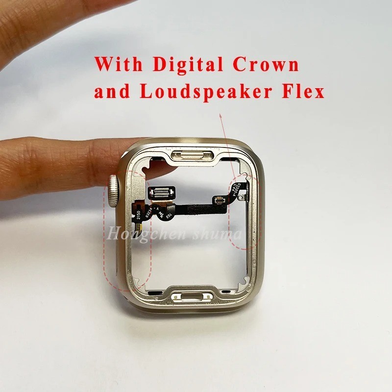 Middle Frame Housing For Apple Watch Series 7 41mm 45mm With Digital Crown Flex