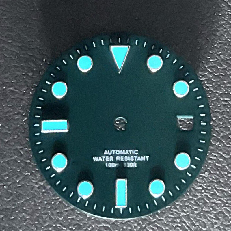 28.5mm Diver Dial 3C luminescence For Seiko nh35 Eta 2824 Miyota 8215 Movement
