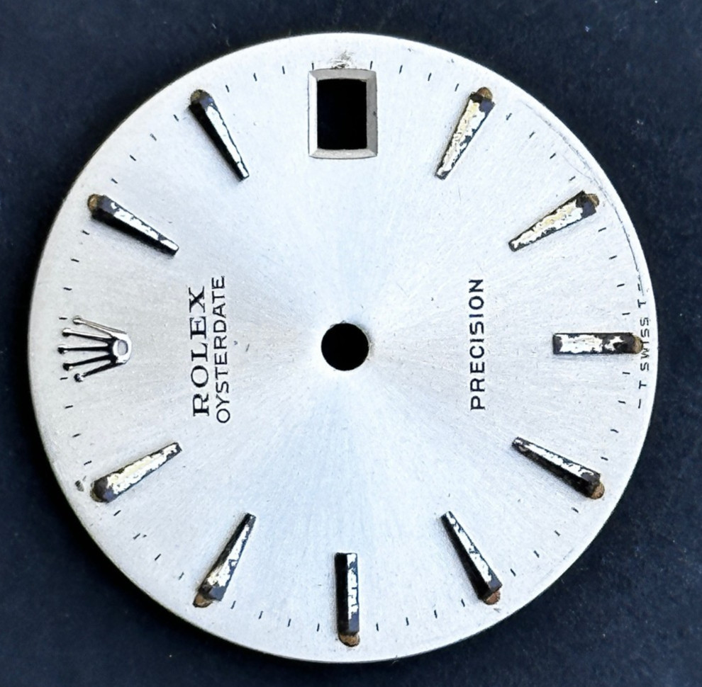 Vintage Rolex Oysterdate Precision Watch Dial For 6466