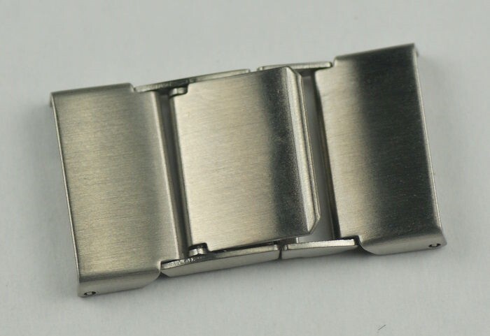 15mm or 16mm Seiko style clasp buckle clip metal mesh straps bracelets safety