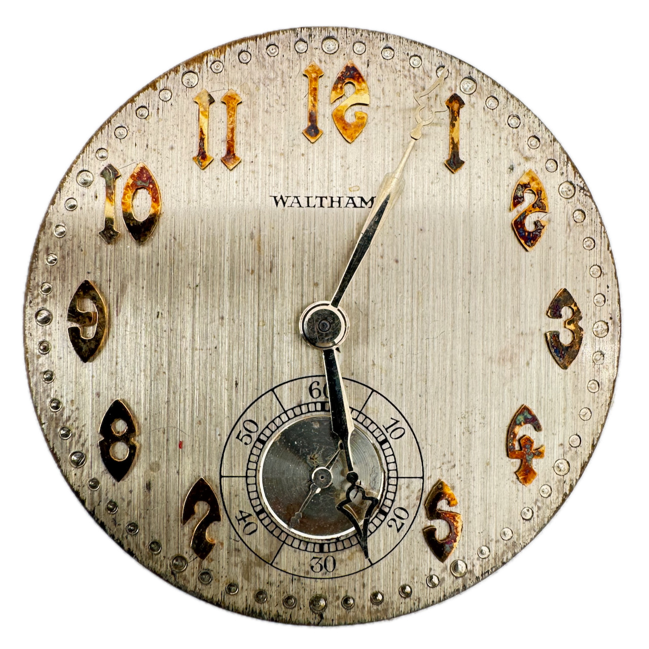 Antique 10s 1927 Waltham 23j Mechanical Pocket Watch Movement Maximus A USA