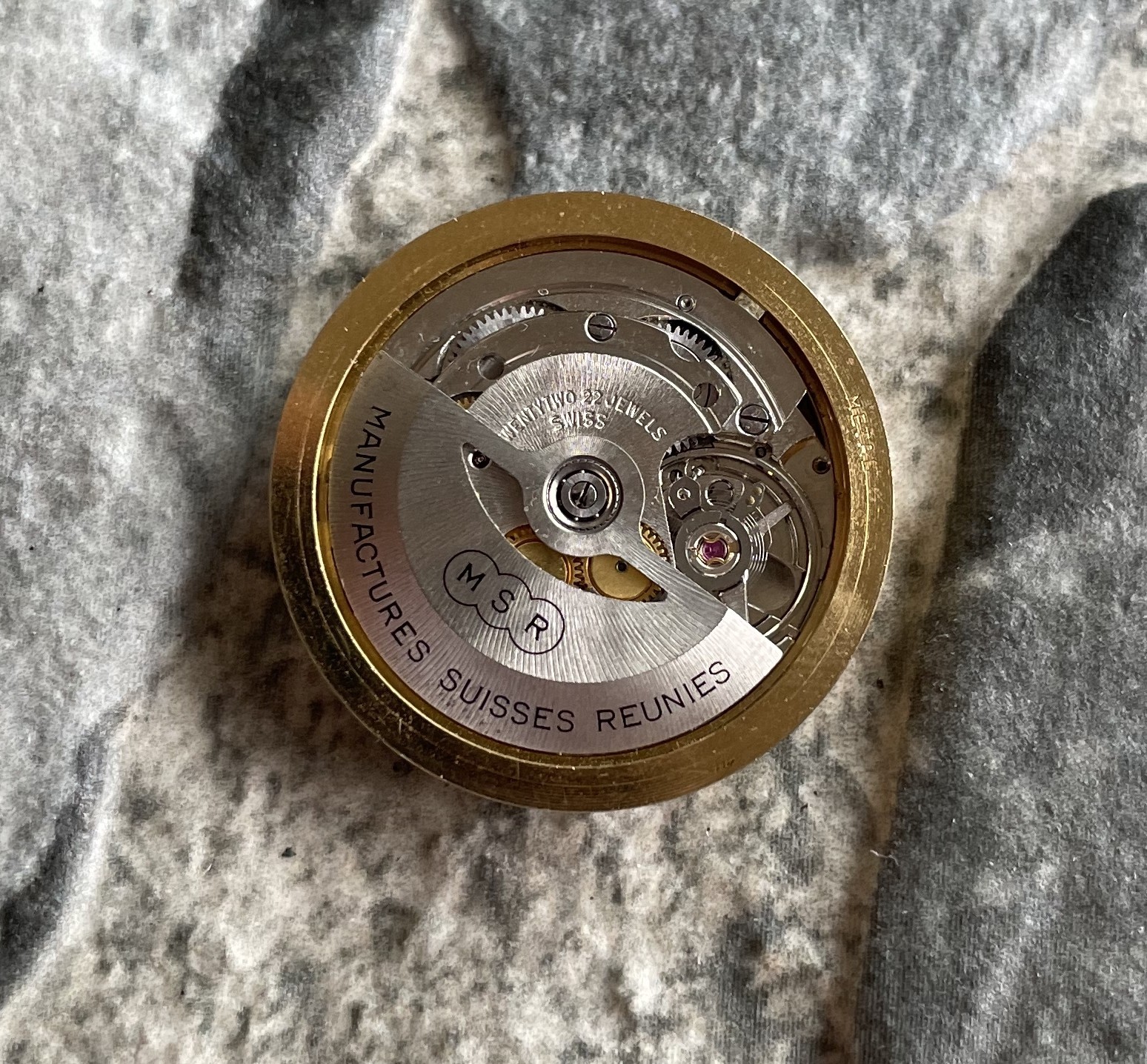 ✩ Vintage REVUE Exactomatic Automatic Swiss Made wristwatch MOVEMENT