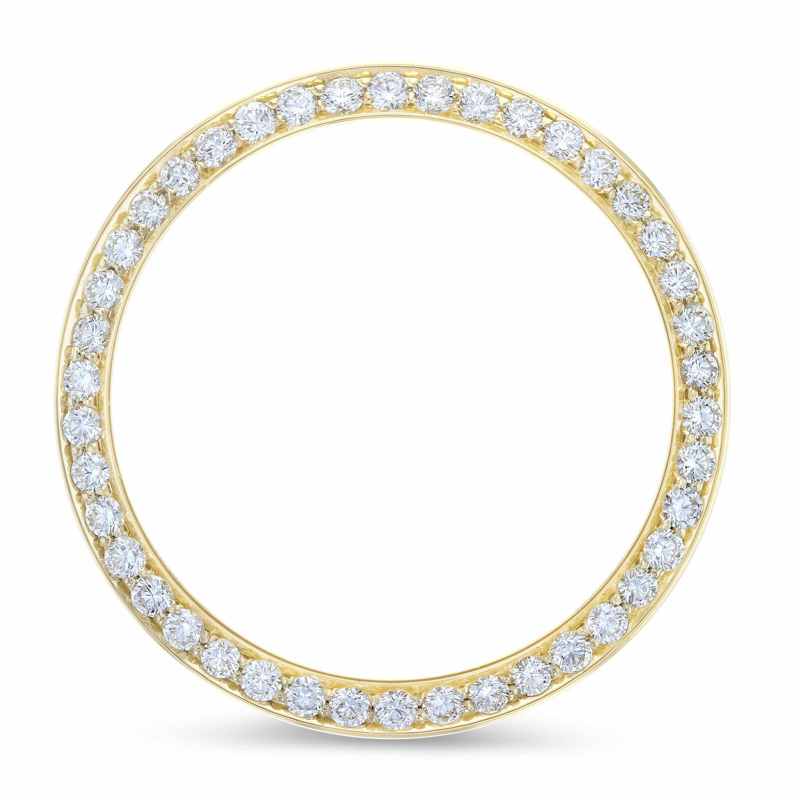 2CT BEAD NATURAL DIAMOND BEZEL 18KY ROLEX PRESIDENT DAY DATE 18308 18338 18348