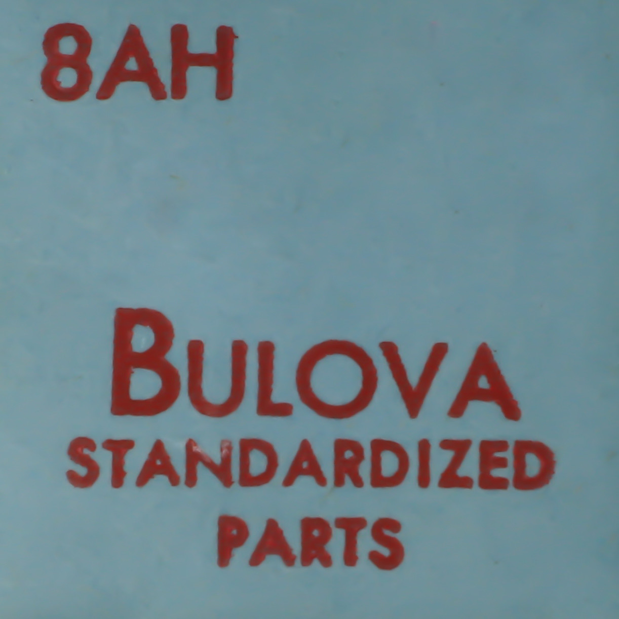 Bulova 8AH Standardized Watch Parts For Repairs Watchmakers Estate – See List