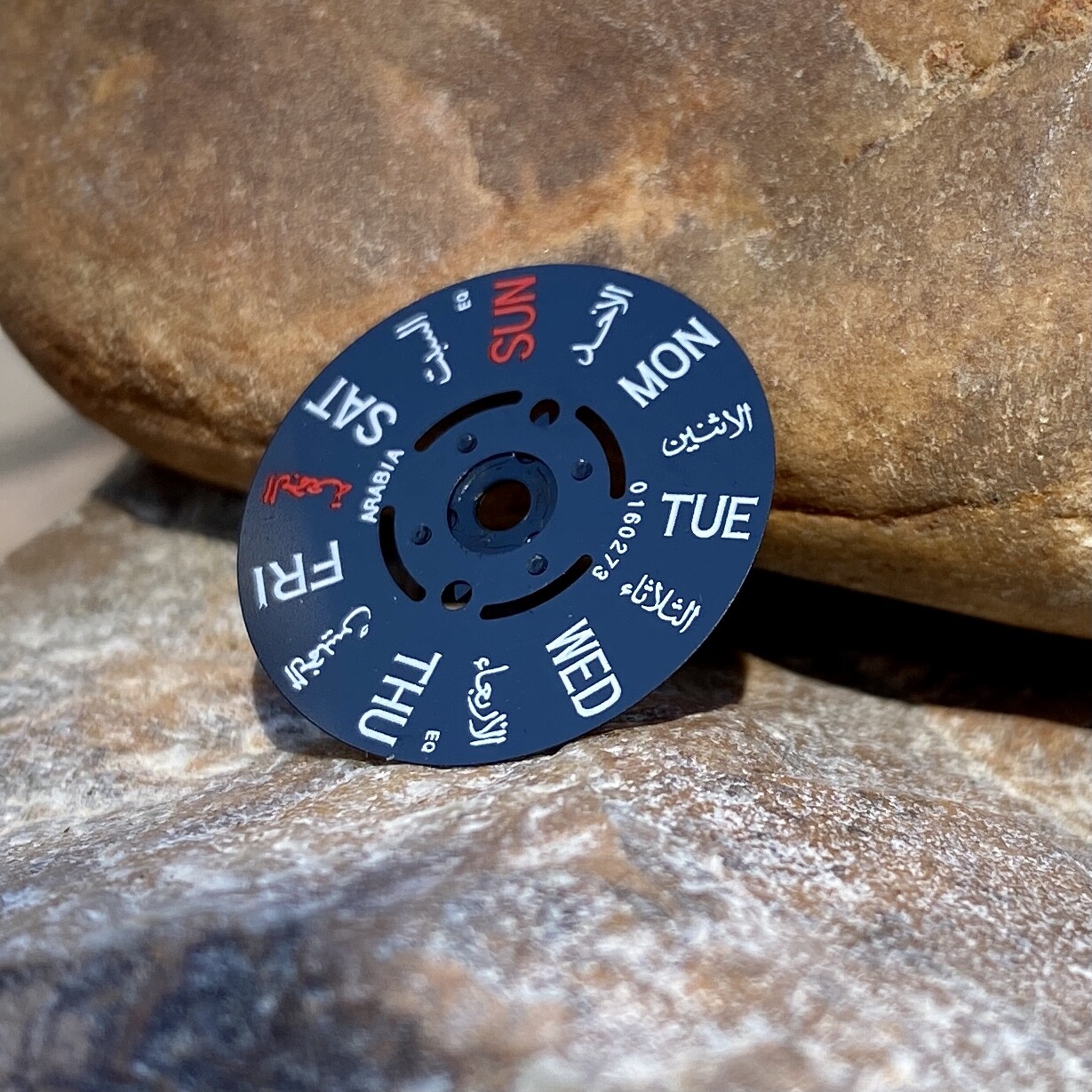 Genuine Seiko Black Day Wheel Disc 3 o’clock from 7S36 English+Arabic~US Seller