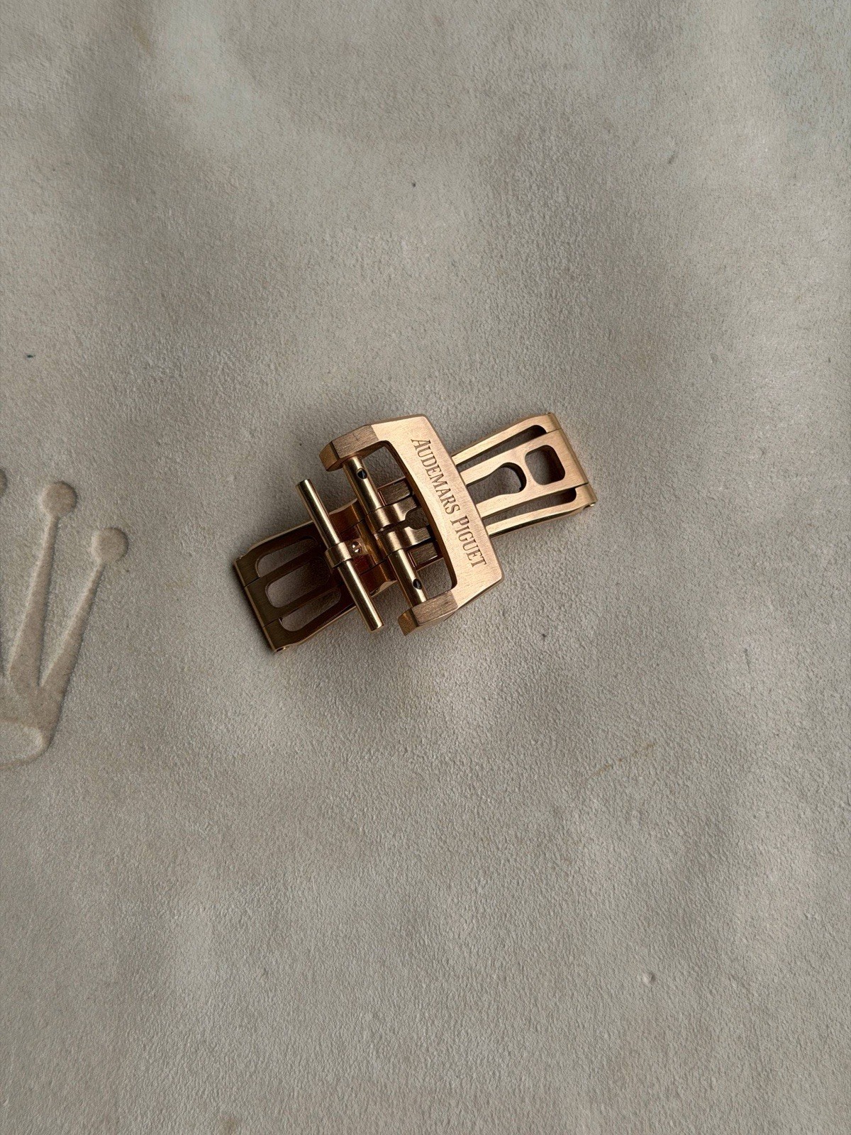 Authentic Audemars Piguet 18K Rose Gold Watch Deployment Clasp Buckle New Style