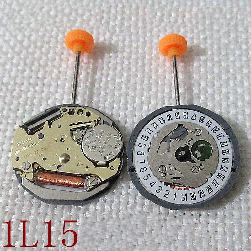 Replacement Miyota 1L15 Japan Quartz Movement Date at 6 Japan Made Watch Part