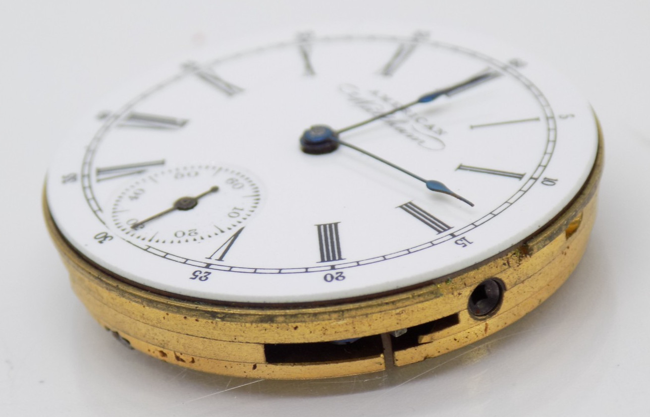 1891 American Waltham Grade 60 Model 1891 0s Pocket 7J Watch Movement