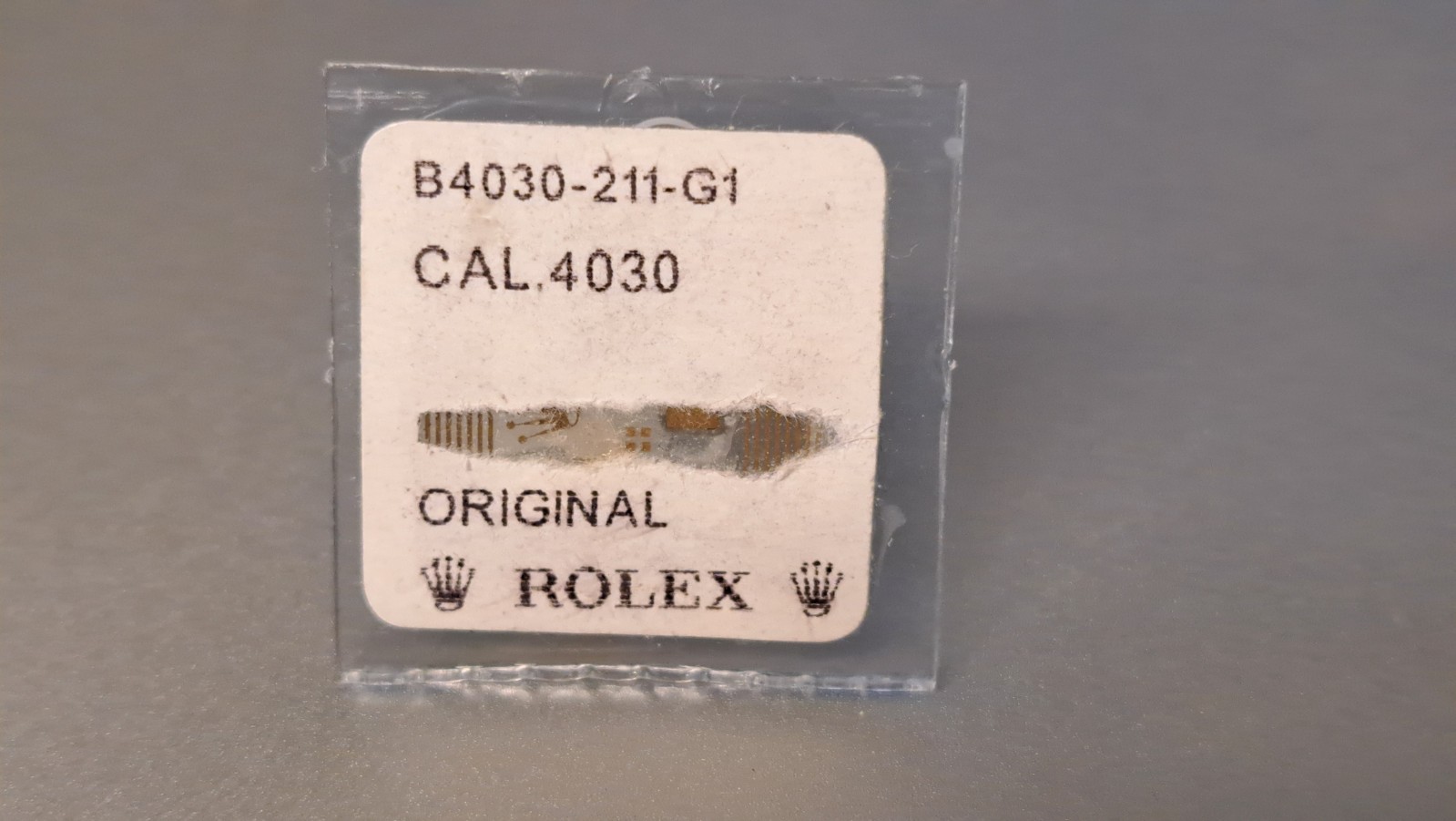 Genuine Rolex 4030 211 Crown Wheel SEALED/NEW for watch repair