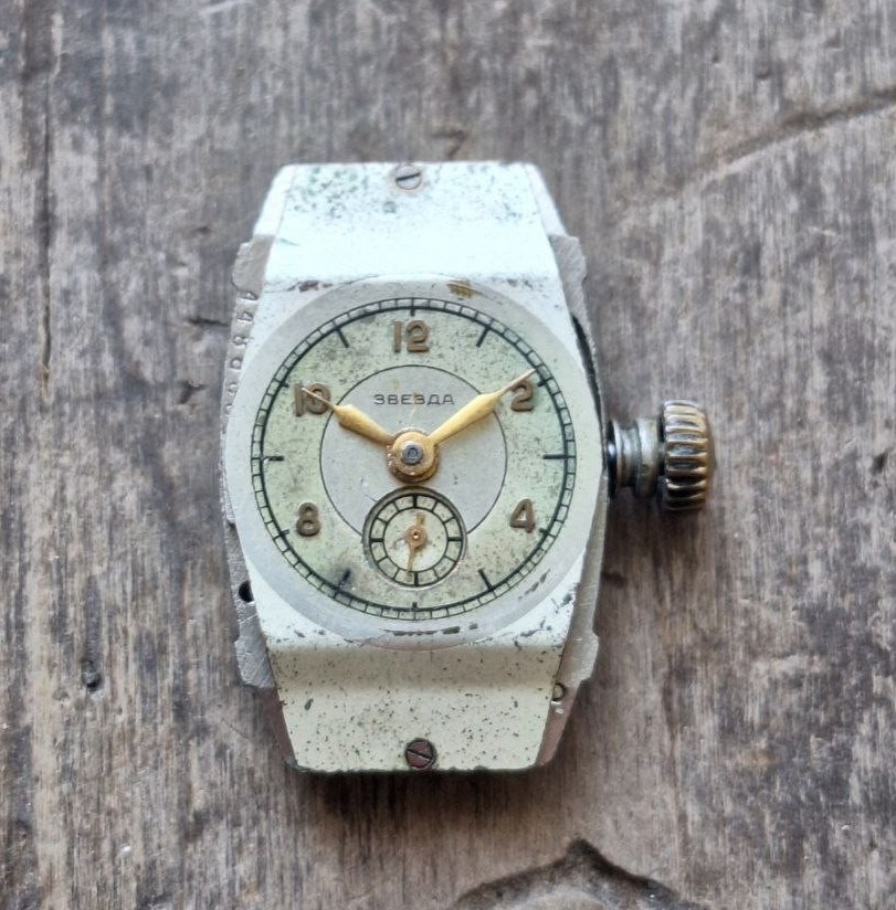 Vintage watch movement Zvezda 15 jewelry Soviet working movement