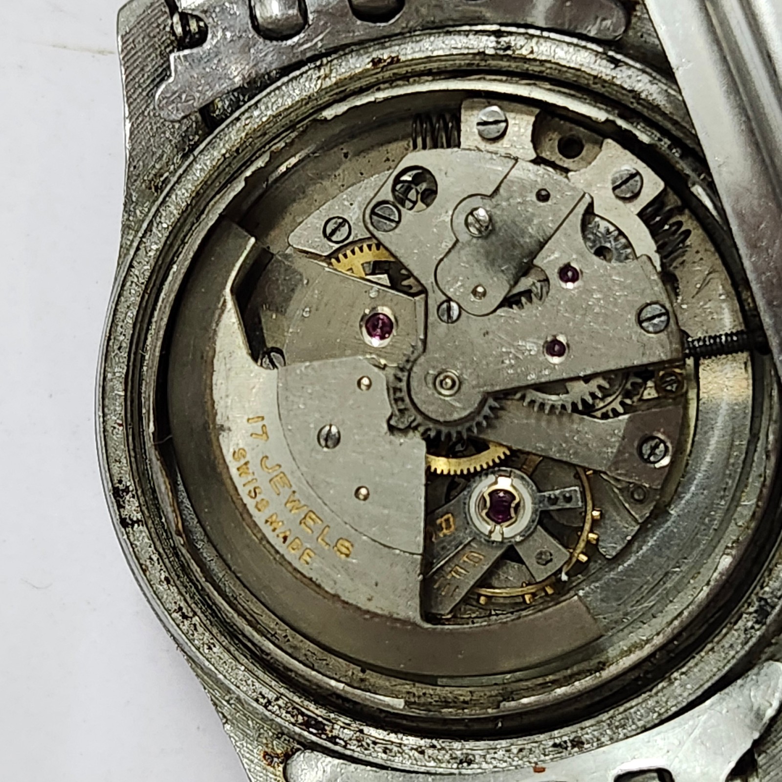 Doxa Case Seeland Sidney 17J Swiss Mechanical Watch Parts Repair Project