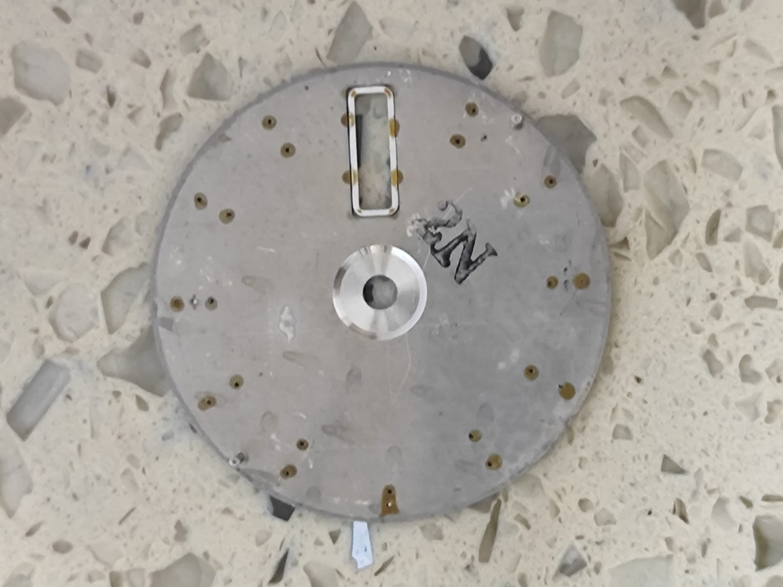 Seiko 7006-7020/7029 PART – Dial the original Silver DIAL 27mm Used