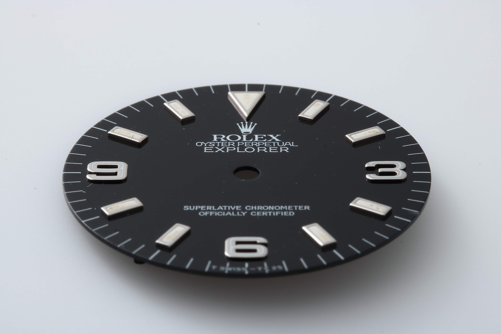 Genuine Rolex Explorer I Dial Black 14270 Watch Part
