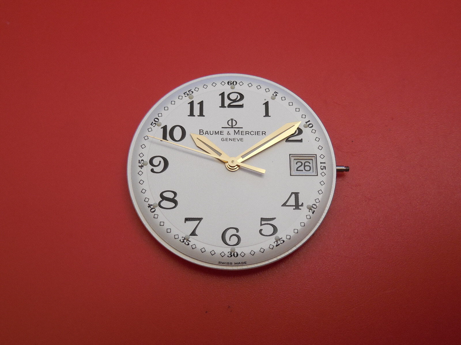 BAUME MERCIER BM11425 BM 11425 SEVEN JEWEL MOVEMENT WITH CAPELAND DIAL & HANDS