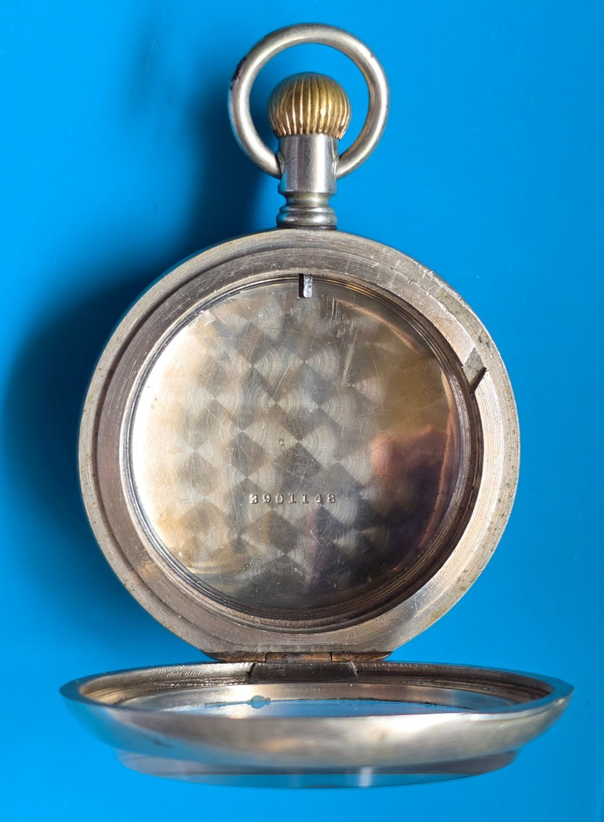 18 SIZE PHILADELPHIA CLAM SHELL SILVERODE POCKET WATCH CASE LEVER SET ONLY