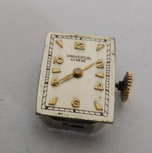 UNIVERSAL 219 MOVMENT WITH DIAL & HANDS 17 JEWELS RUNNING IN VERY GOOD CONDITION