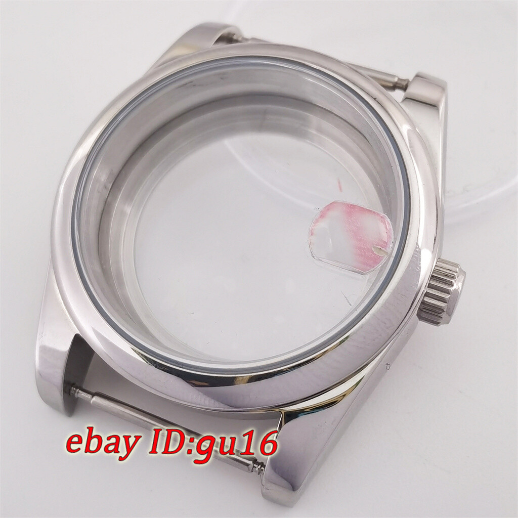 36mm 39mm Frosted watch case fit NH34 NH35 NH36 PT5000 ETA 2824/2836 Miyota 8215