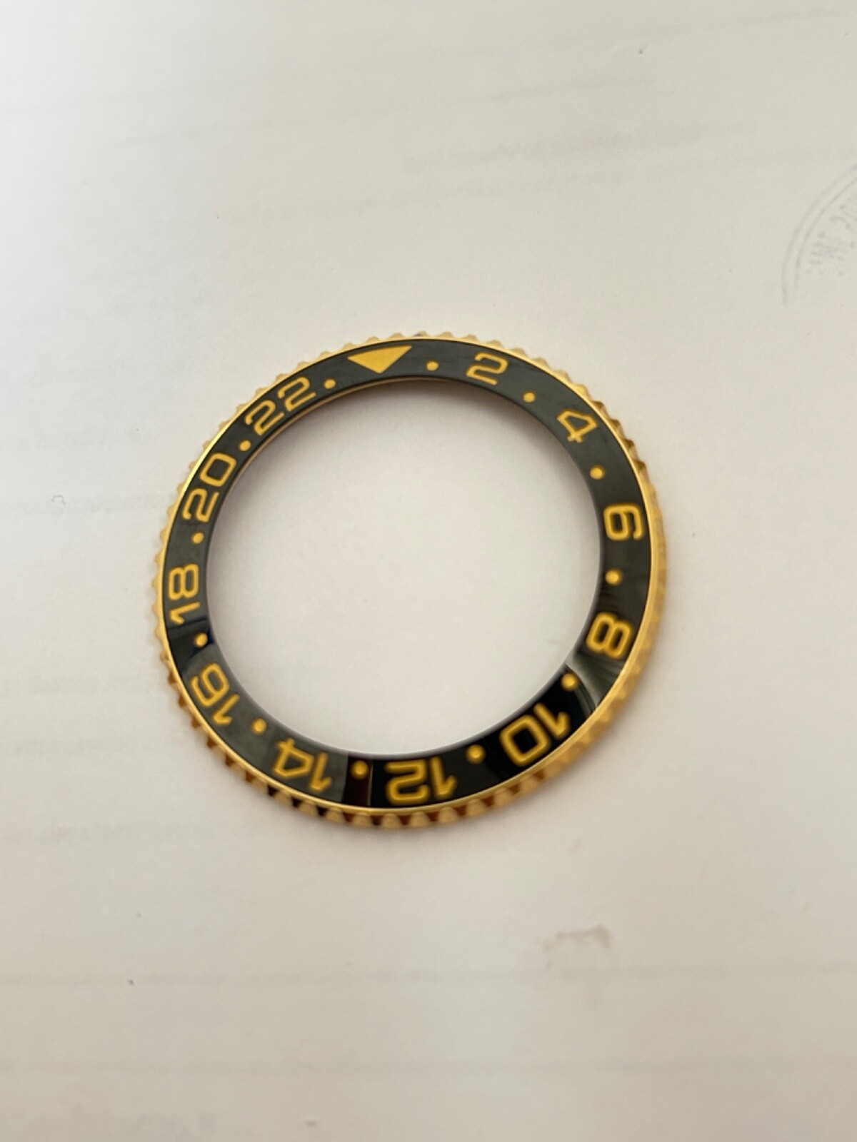 Rolex 116713LN 116718LN GMT Master II 18K Gold Ceramic Bezel complate