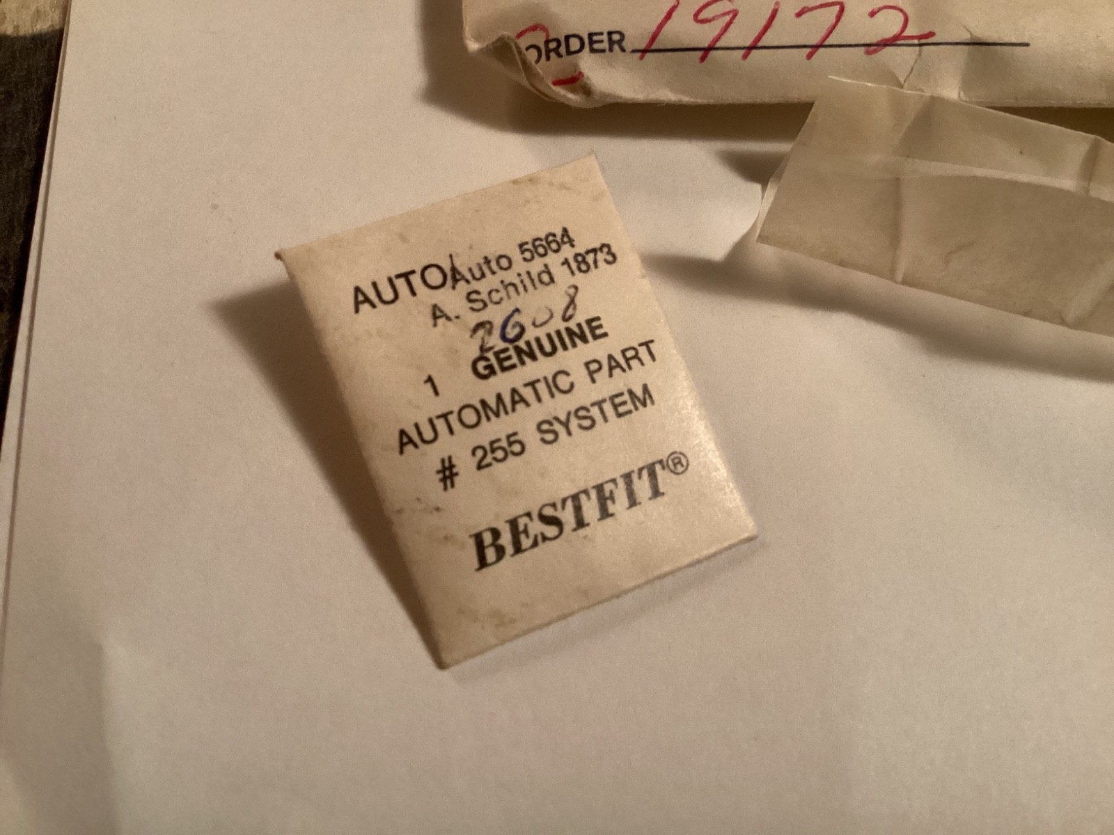 AS 1873 corrector lever part 2608
