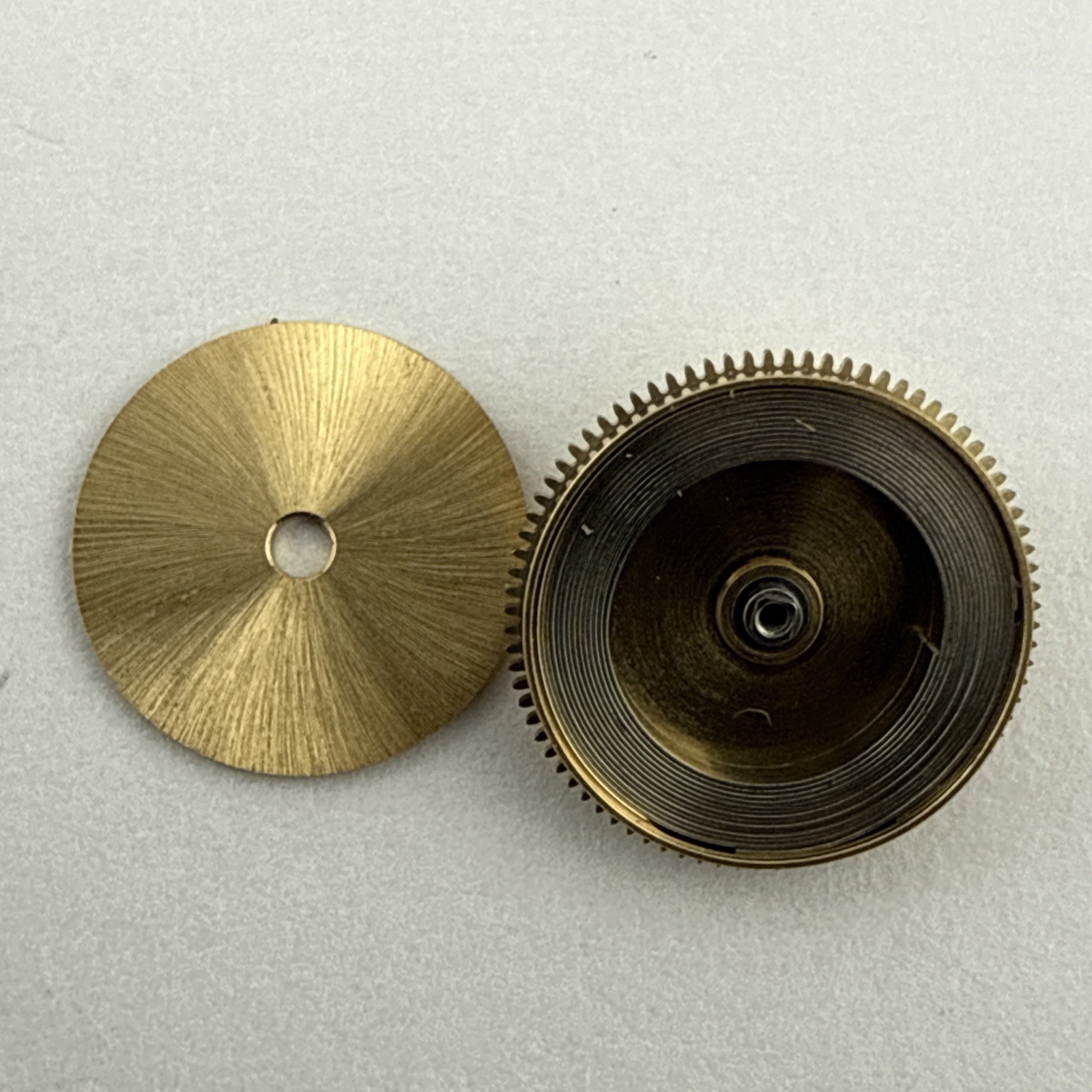 Patek Philippe Cal 215 Used Mainspring Barrel Parts and Spring