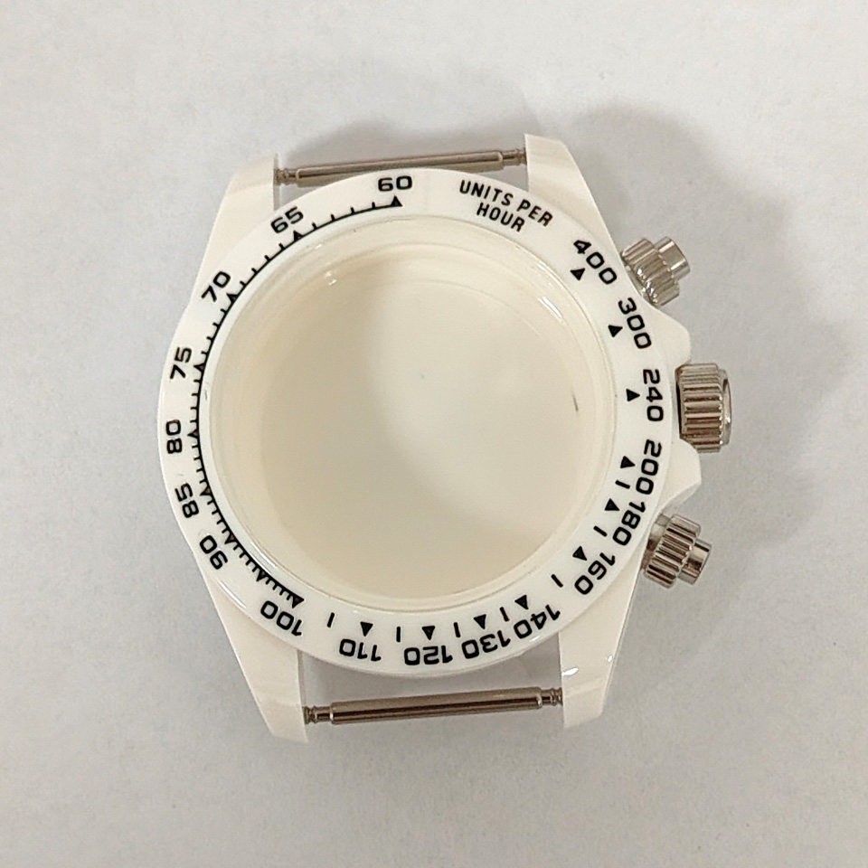 39mm Multicolored Plastic Watch Case Acrylic glass For VK63 Movement Accessories