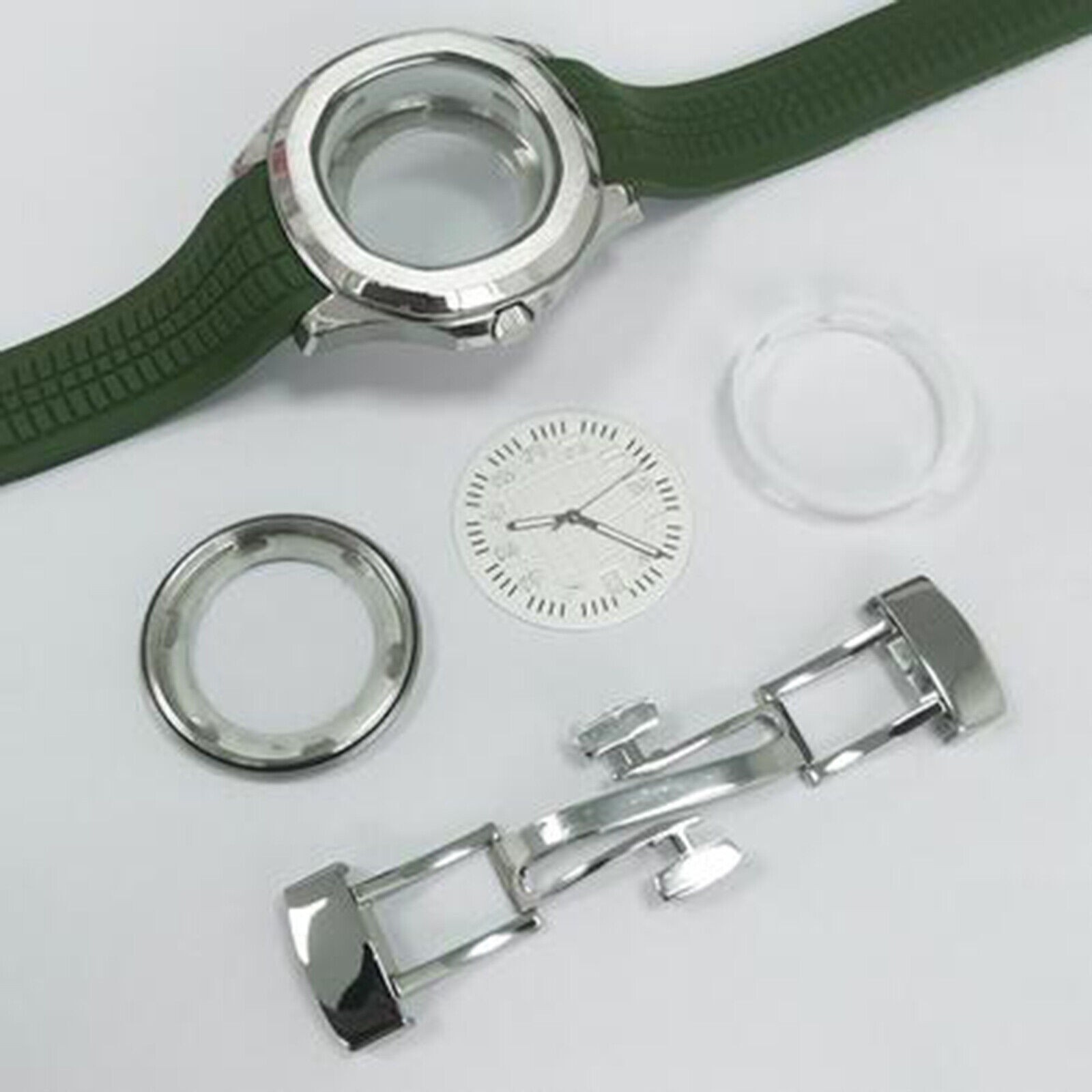 Watch Case Dial Hands Strap Accessories for NH35/36/4R/7S Movement