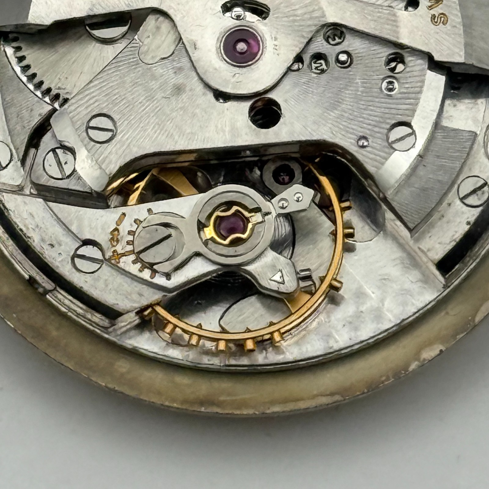 Certina 25-45 Watch Movement 23 Jewels Swiss Automatic Vintage Parts 25.9mm