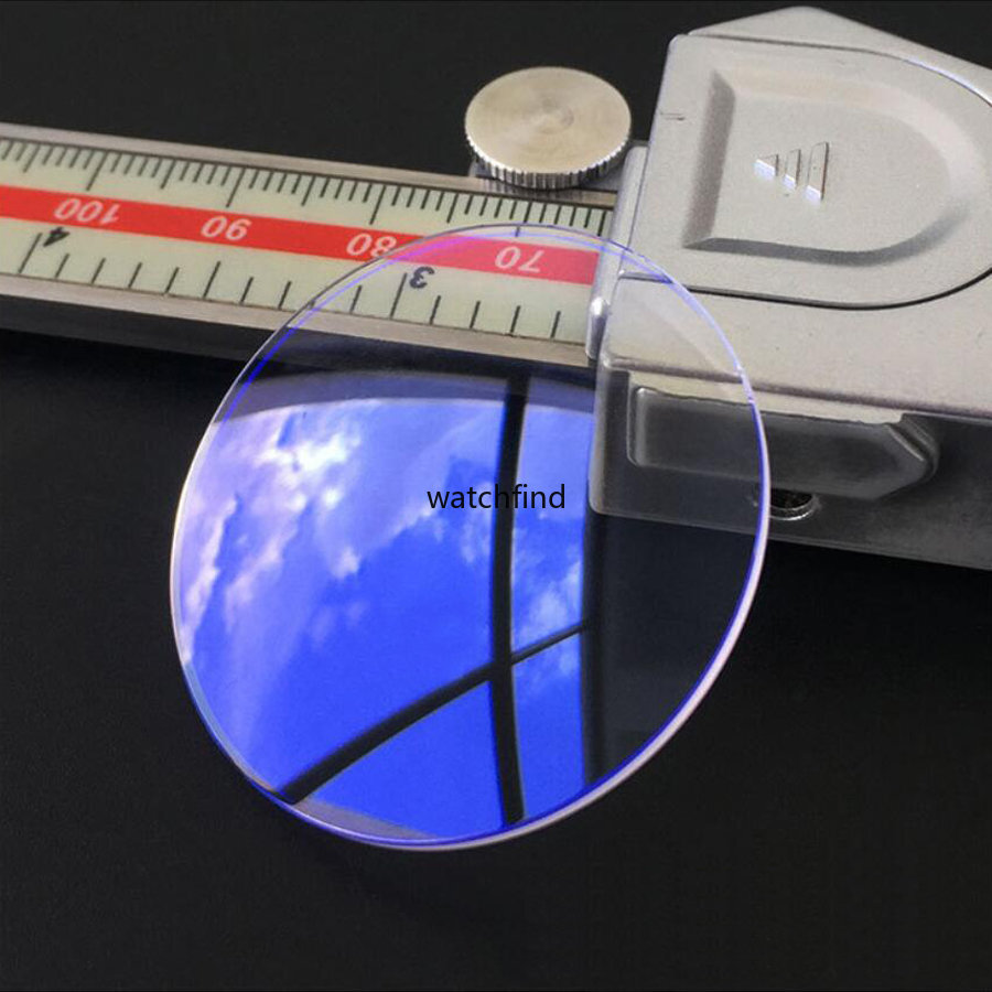 AR Blue Sapphire Double Dome 1.0-3.0mm Thick Watch Glass Crystal Special Size