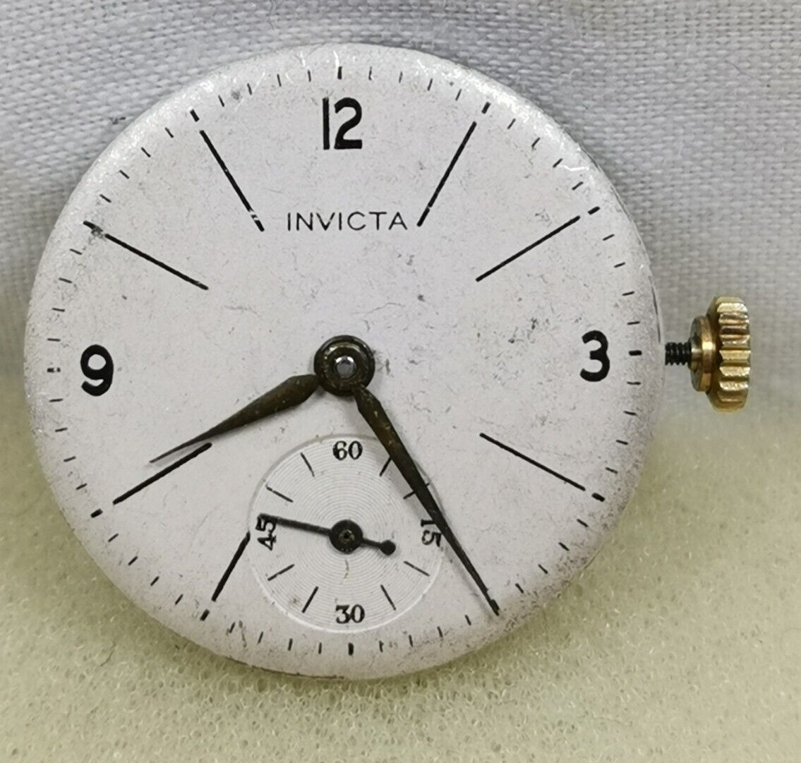 Invicta 15j Cal. AS 984 Swiss watch Movement Spare parts or Repair!