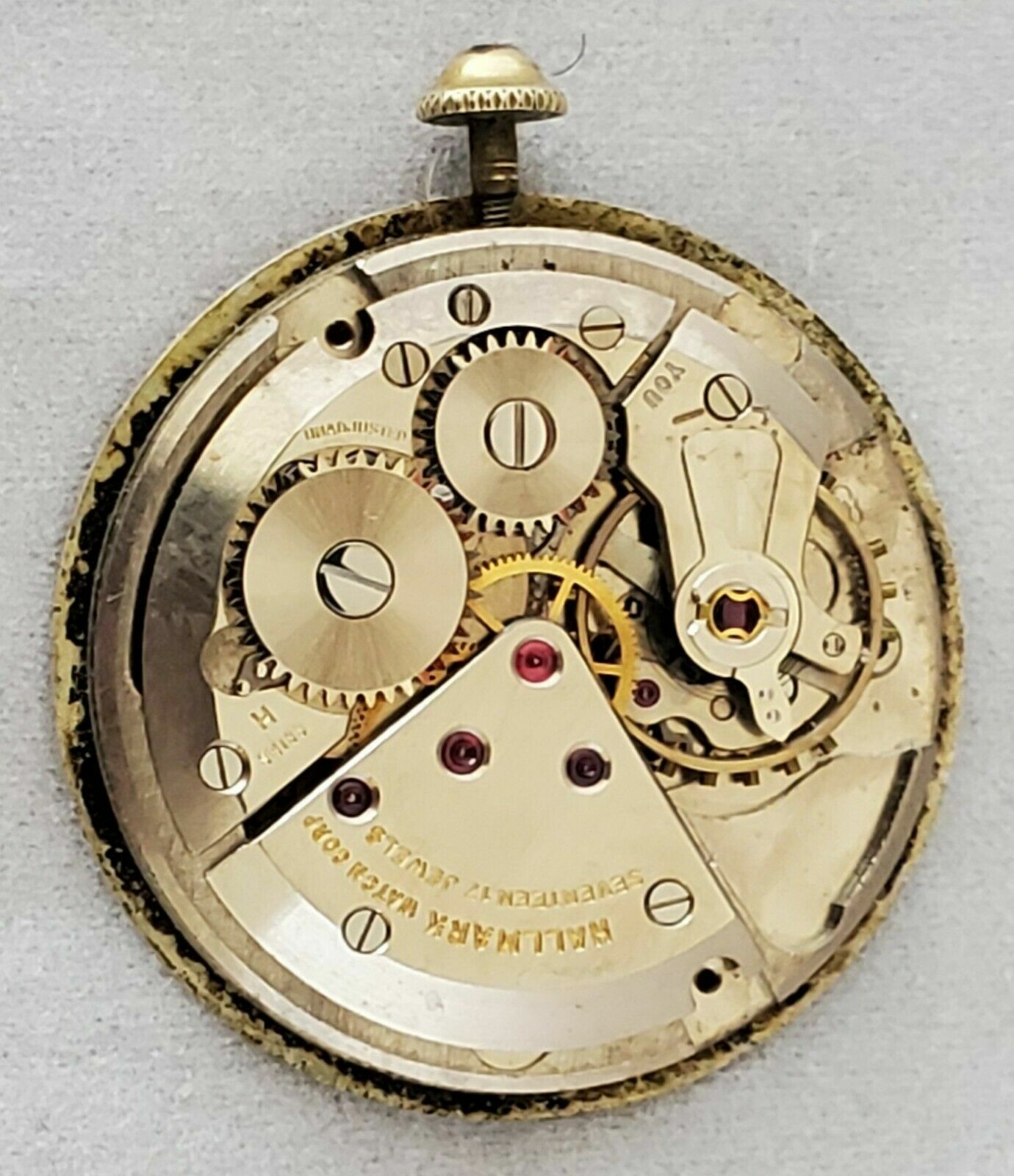 Vintage Hallmark Manual Wind Watch movement SWISS 17 Jewels