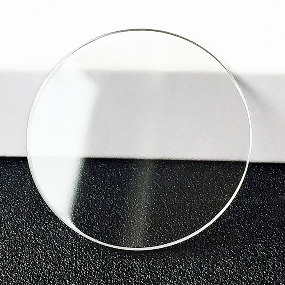 2.5mm Flat Sapphire Watch Glass Crystal 27mm – 40mm Dia With Waterproof Gasket