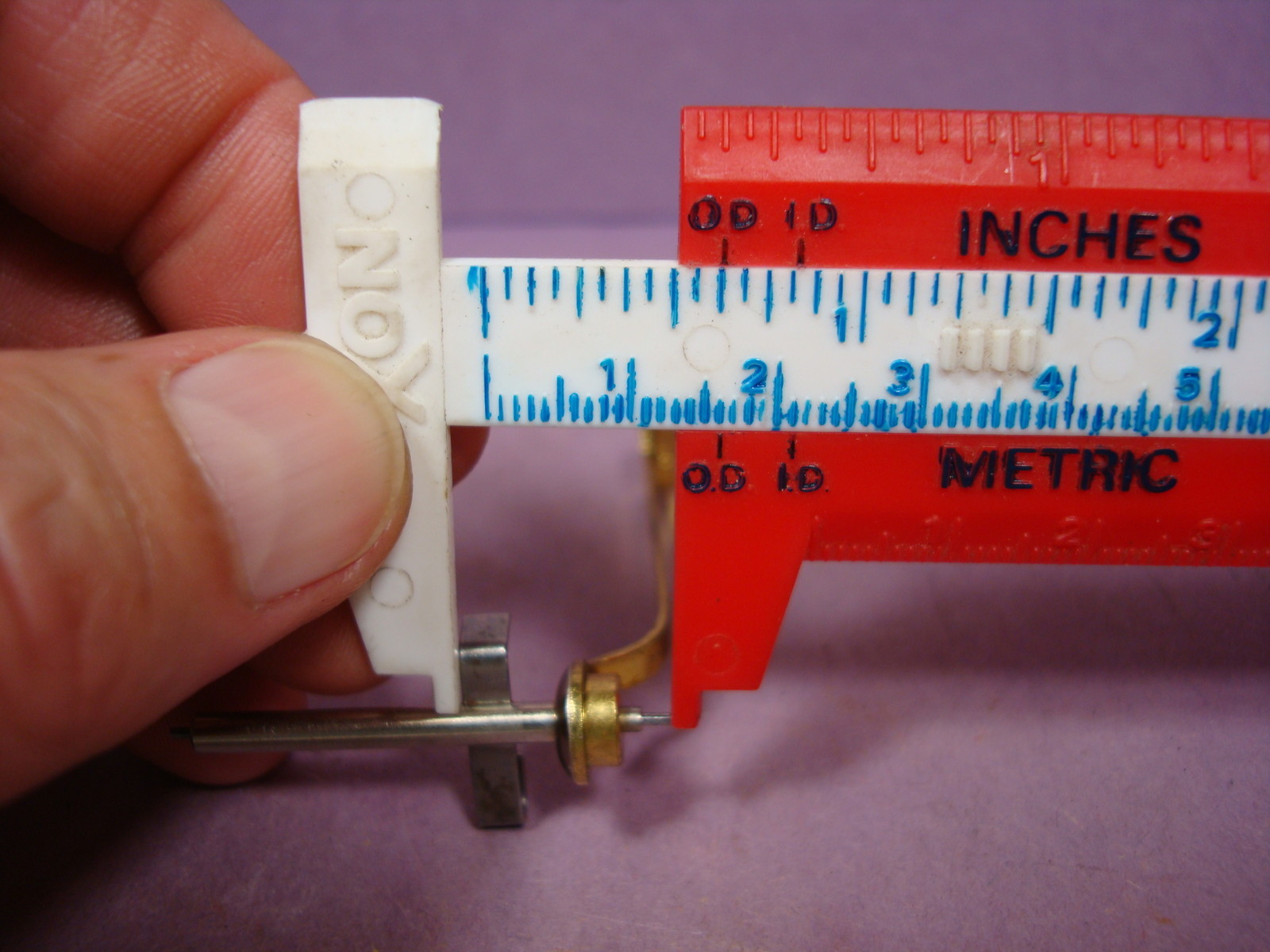 Vtg Clock Verge Escapement_NOS_Escape Arm_ Measurements_verges Bridge_Crutch