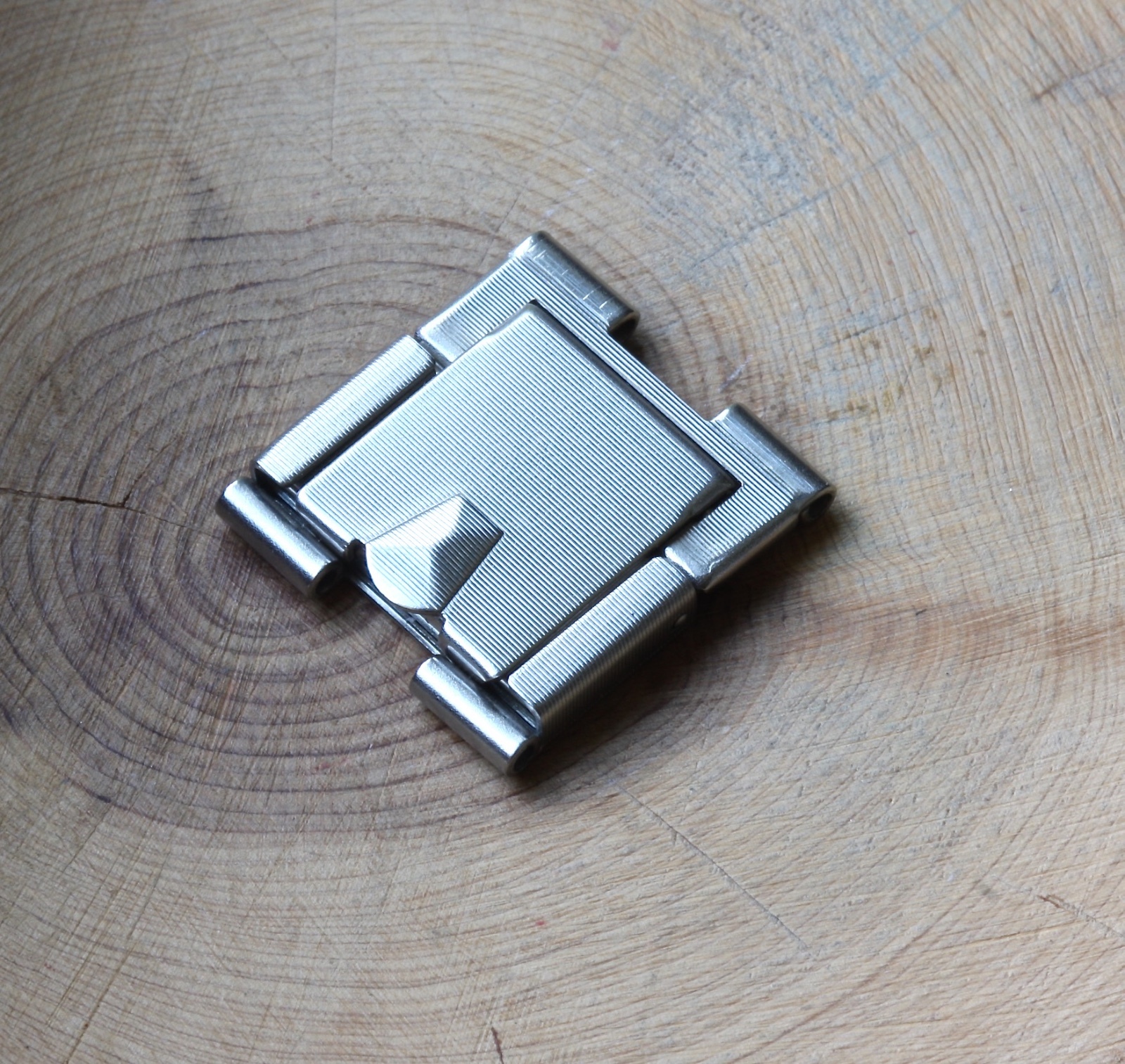NSA band Premium Clasp for 3-row NSA bracelet models steel rare NOS watch part