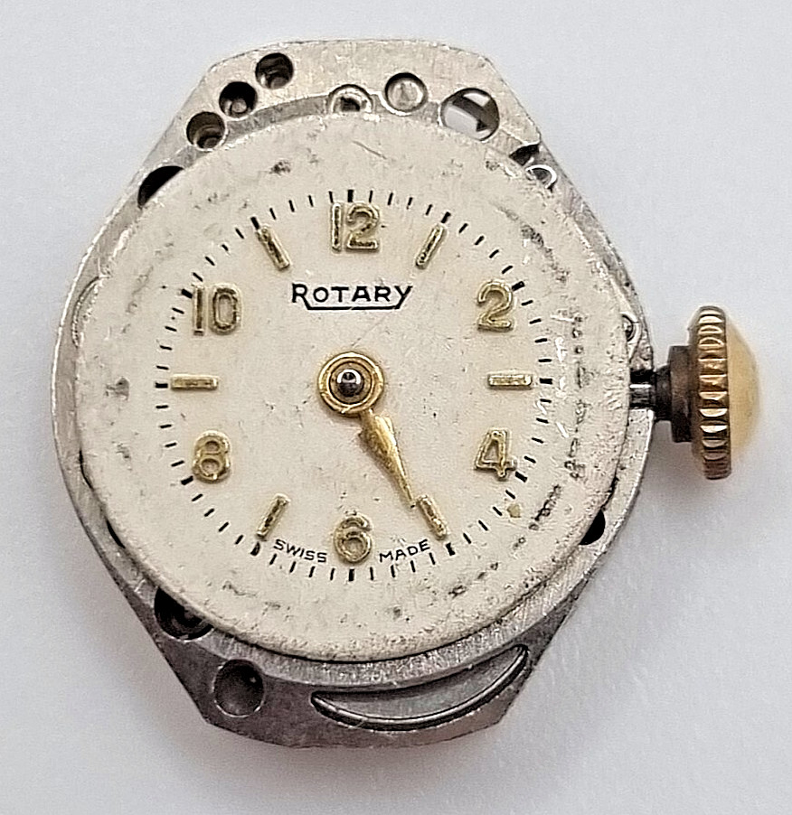 Cal 955 FHF 60 Rotary Manual Wind Watch Movement 15 Jewels Swiss Repair