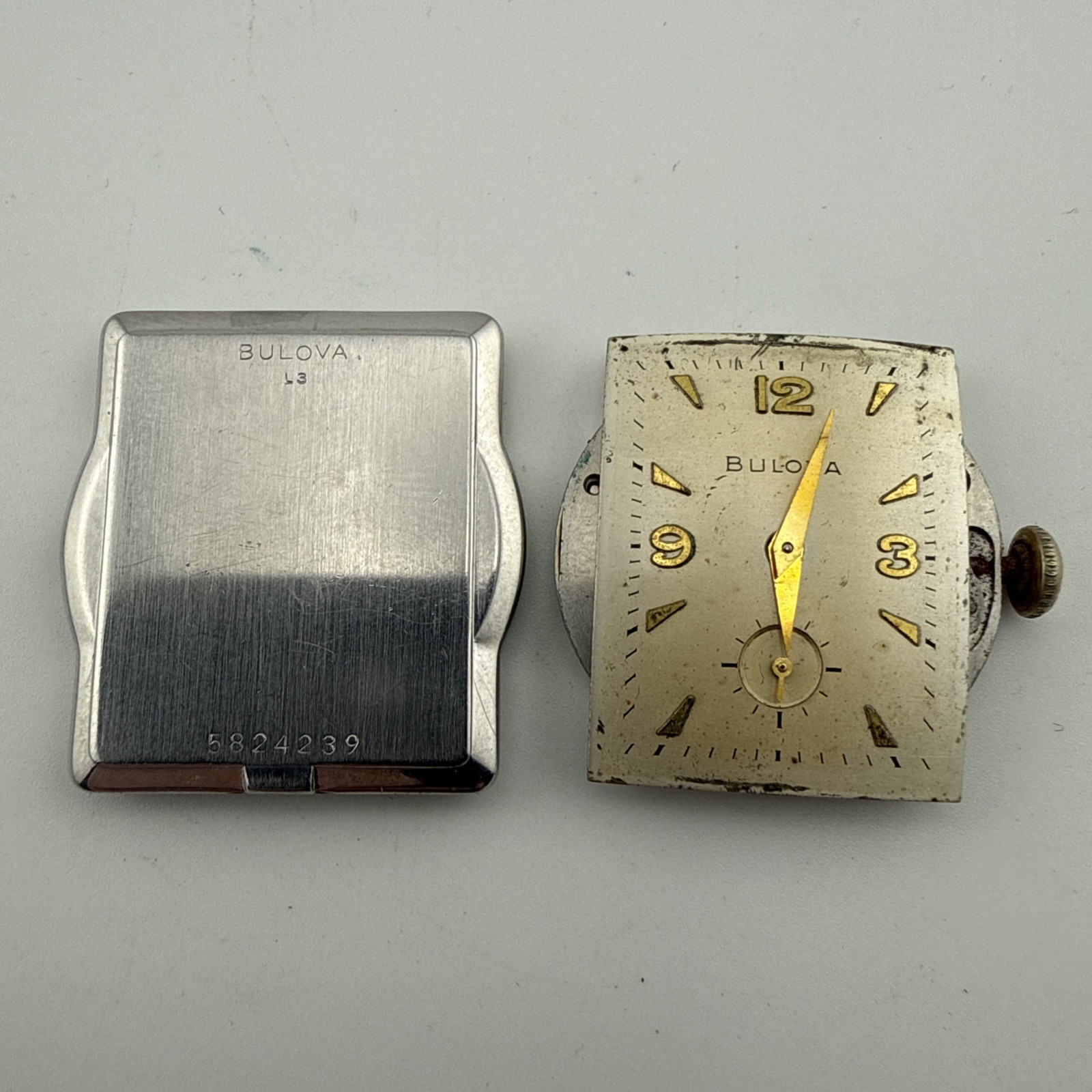Vintage Bulova Manual Wind 17J 10BM Wrist Watch Movement – Good Balance Wheel